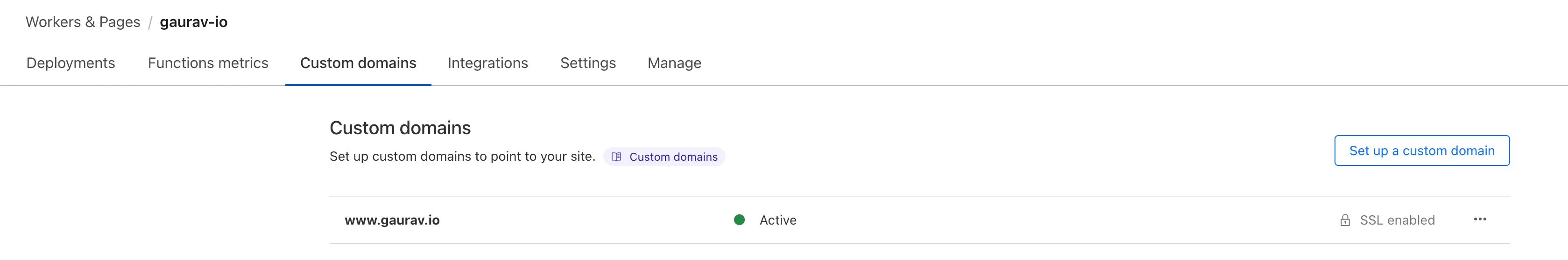 CloudFlare Pages with a Custom Domain